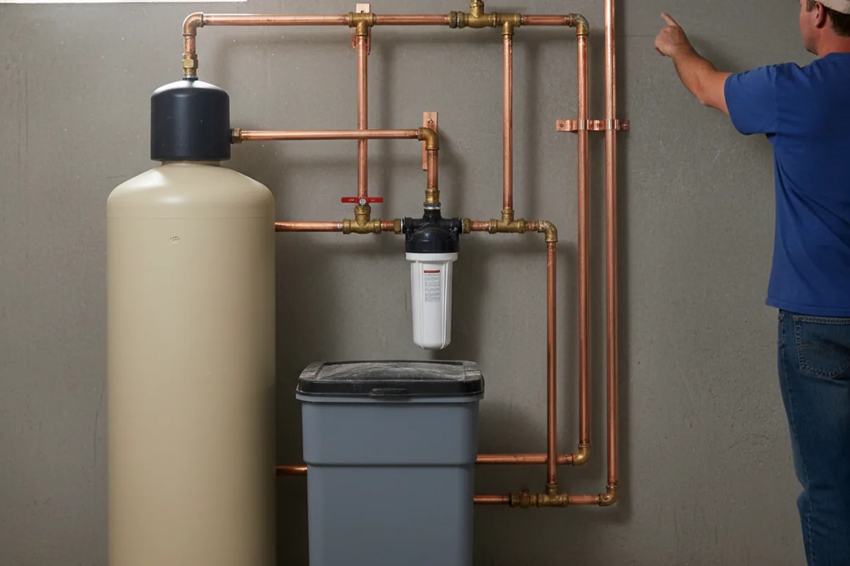 Whole-house water treatment system installed in Harrisonville
